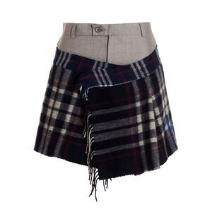 1/Off Women 'Check Scarf Reworked' Skirt